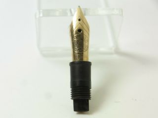 Rare 50´s 14ct Gold Df Nib & Feeder For Pelikan Ibis Fountain Pen