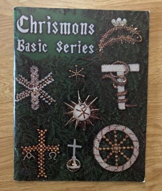 Vtg Chrismons Basic Series Pattern Instruction Book Christmas Ornaments Lutheran