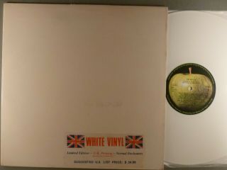 Beatles,  The The White Album Limited Edition 1978 Uk White Vinyl