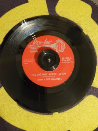 Texas Chicano Soul Record 45 Vg,  Key Loc Sunny The One Who 