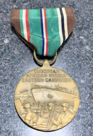 Ww2 European African Middle Eastern Campaign 1941 - 1945 Medal Wwii