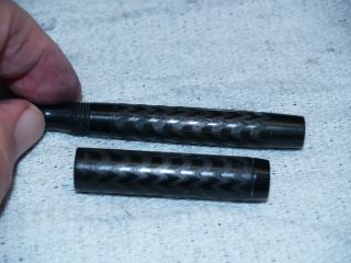 Sheaffer black chased hard rubber very early vest pocket fountain pen (16) 3