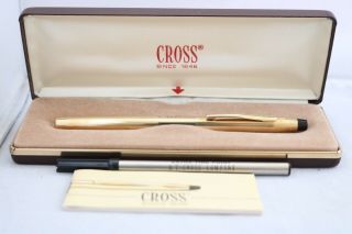 Cross Classic Century No.  4505 1/20 10K Rolled Gold Selectip Pen,  Cased 2