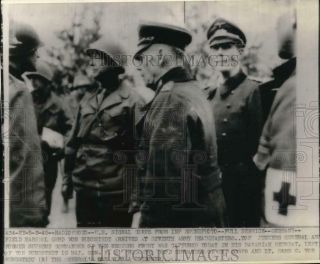 1945 Press Photo Field Marshal Gerd Von Rundstedt Captured,  Ww Ii,  Germany