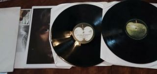 ♫ The Beatles White Album ♫ 1968 Apple Records 2x Vinyl Lp,  Poster And Pics