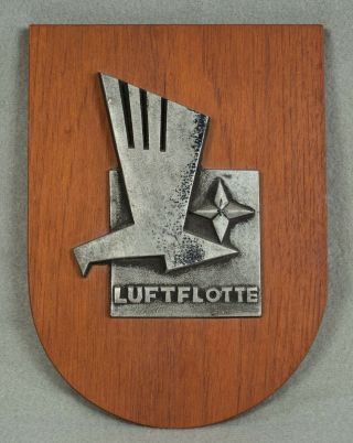 German Luftflotte Air Fleet Luftwaffe Wall Plaque Award Trophy