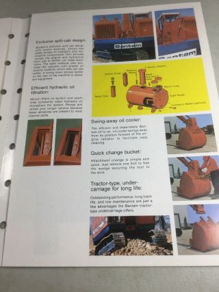Bantam,  Koehring C166,  C266,  C366 Excavator Sales Brochure,  Literature 2