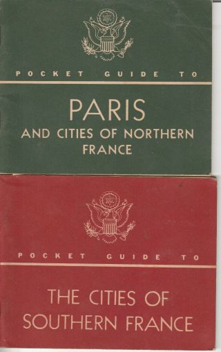 Ww Ii Pocket Guide To Paris And Cities In France 1945