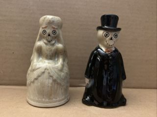 Yankee Candle Boney Bunch Skeleton Halloween Couple Bride Groom Diffuser Set