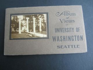 Old Vintage C.  1910 - University Of Washington Album Views - Postcard Book Of 12