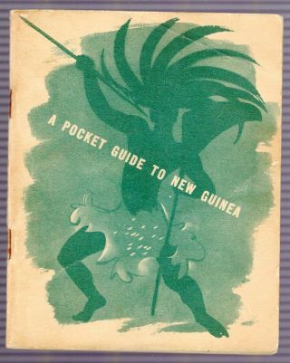 Wwii Department Of The War " A Pocket Guide To Guinea " 80 Pages.