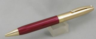 Sheaffer Legacy 839 Red W/brushed Gold Cap Ballpoint Pen - 1996 - Usa