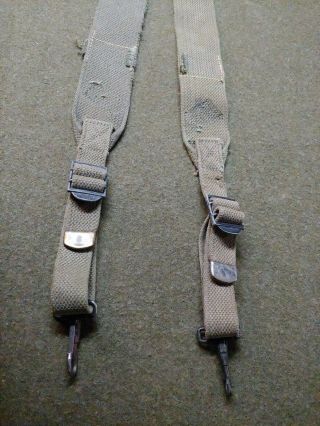 WW2 Modified Equipment Suspenders US Army 2