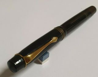 Big Ben Danish Fountain Pen With A Semi - Flex 4 Gold 14 Ct Nib