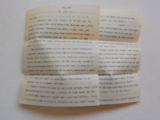 Wwii Letter 1945 Russian Deserter From German Army Ww Ii Holland 9th Army Ww2