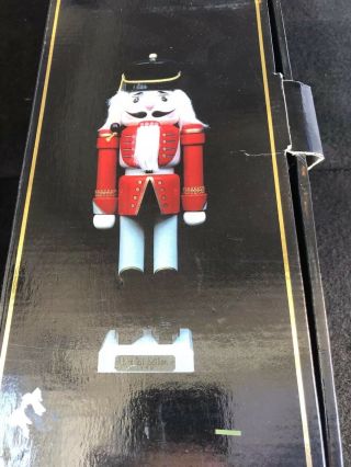 1990 Limited Edition Red Nutcracker With Hat - Box - 18 "