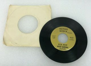 GARAGE PSYCH 45 - VELVET ILLUSIONS - ACID HEAD / SHE WAS THE ONLY GIRL MM307 2