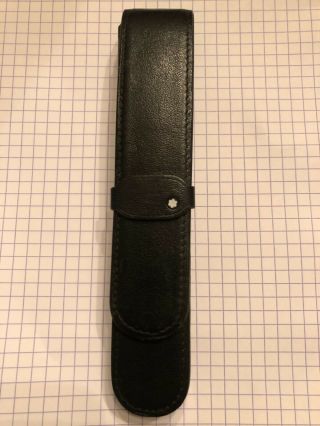 Montblanc Single Black Leather Pen Case -