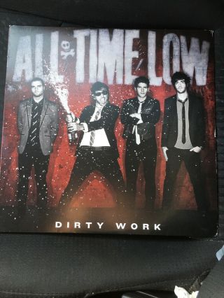 All Time Low - Dirty Work 2011 Vinyl Lp Paramore Fall Out Boy Emo Ex/nm