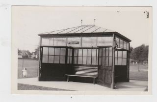 Old Real Photo Card Memorial Shelter Great Shelford Cambridge Around 1950