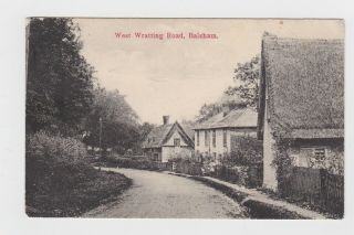 Old Card West Wratting Road Balsham Around 1918 Newmarket Cambridge