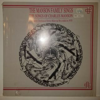The Manson Family Sings The Songs Of Charles Manson Limited Edition White Vinyl