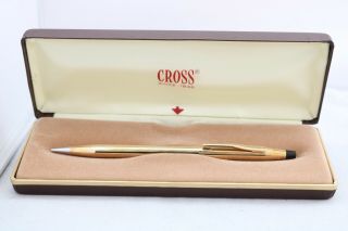 Cross Classic Century No.  4503 1/20 10K Rolled Gold Mechanical Pencil,  Cased 2