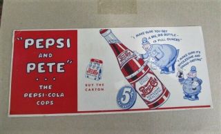 Pepsi=cola Double Dot Blotter,  1930 
