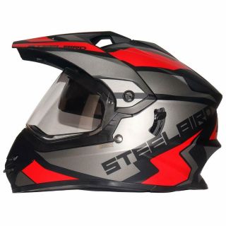 Motorcycle Helmet Silt Motocross Helmet In Matt Finish For Adult Men & Women