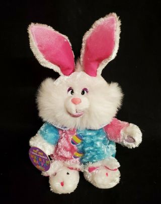 Easter Bunny Plush Stuffed Animal Musical Sing And Dance Cross Eyed Funny 15 "