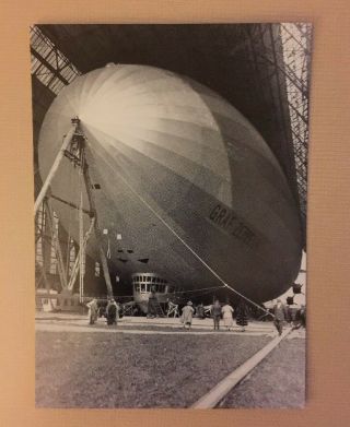 Old Zeppelin Photo Postcard Lz 127 Graf Zeppelin Friedrichshafen