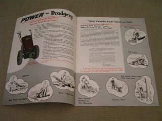 1952 Vintage Gravely Model L Walk - Behind Tractor 23 Pg.  Brochure Book - 2