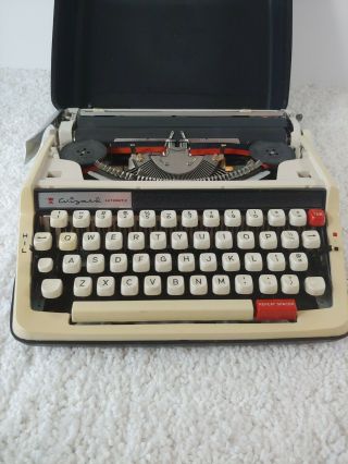 Vintage Brother Typewriter Wizard Automatic Spacer With Case