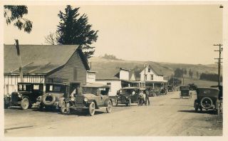 Bodega,  California - Sonoma County Post Office - 1927 Old Real Photo Postcard