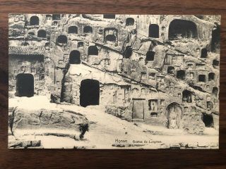 China Old Postcard Caves Of Lungmen Honan