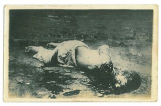 17948 Shanghai,  Execution,  China - Old Postcard,  Real Photo - - 1921