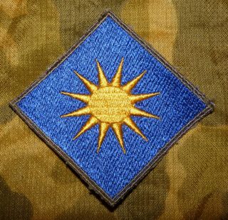 Ww2 Us Army 40th Infantry Division German Mfg Embroidered Sleeve Patch