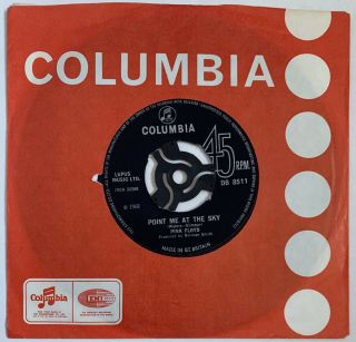 Pink Floyd Point Me At The Sky 7” Columbia Uk 1968 Ex,  Pro Cleaned