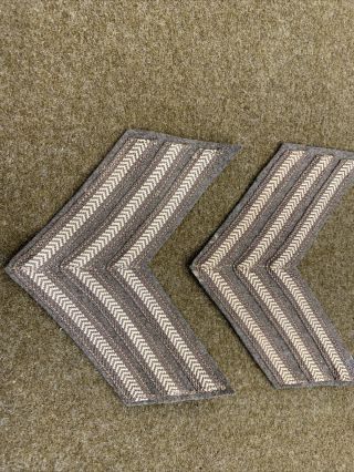 Ww2 British Army Set Of Sergeants Stripes