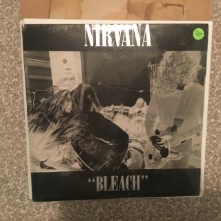 Nirvana Bleach 1992 Sub Pop Marbled Green Lp Rare Nm In Shrinkwrap