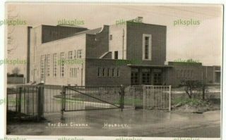 Old Postcard The Esso Cinema / Theatre Building Holbury Fawley Hants Real Photo