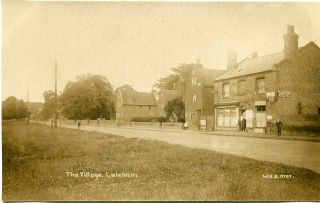 Laleham - The Village - Old Real Photo Postcard View