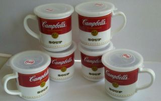 Set Of 6 Plastic Campbell 