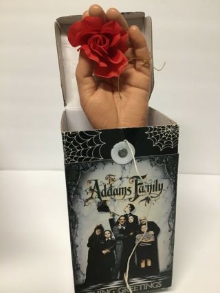 Vintage The Addams Family Pop - Up Thing Greetings Hand