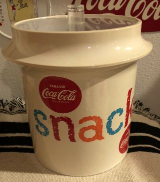 Vintage Coca Cola Snack - Ice Bucket 1950s