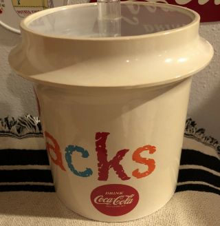 Vintage Coca Cola Snack - Ice Bucket 1950s 2