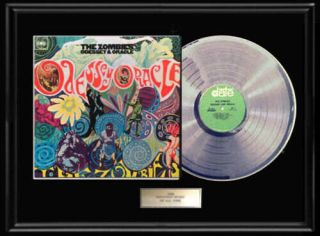 The Zombies Odessey And Oracle Lp White Gold Silver Platinum Tone Record Vinyl