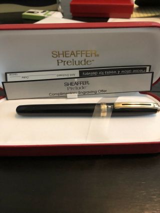 Sheaffer Prelude Black Lacquer Rollerball Pen