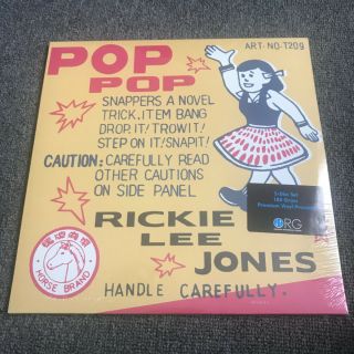 Rickie Lee Jones Pop Pop Recordings Group Org 007 Reissue 180g 2xlp