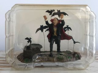 Lemax Spooky Town Table Accent Vampire & Bats Halloween Accessory